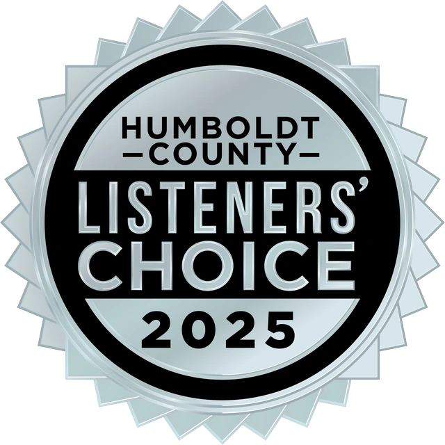 Humboldt County Listeners' Choice 2025 silver winner seal